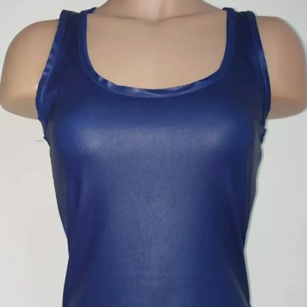 Bershka Evening Collection Blue Sleeveless Bodycon Mini Dress